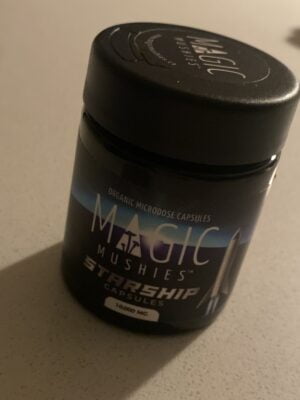 Click to view full screen Magic Mushroom Starship Capsules 500mg (Premium Blend) photo review