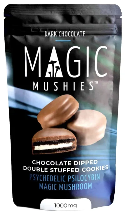 Magic mushroom double stuffed oreos