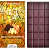 Magic mushroom peanut toffee crunch dark chocolate bar box front with bar