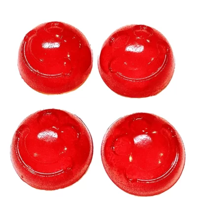 Strawberry Smiley Face Extract Jellies