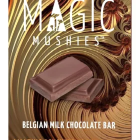 magic mushroom milk chocolate bar front