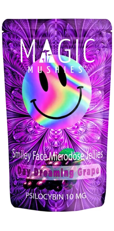 Grape Smiley Face Microdose Extract Jellies 10mg
